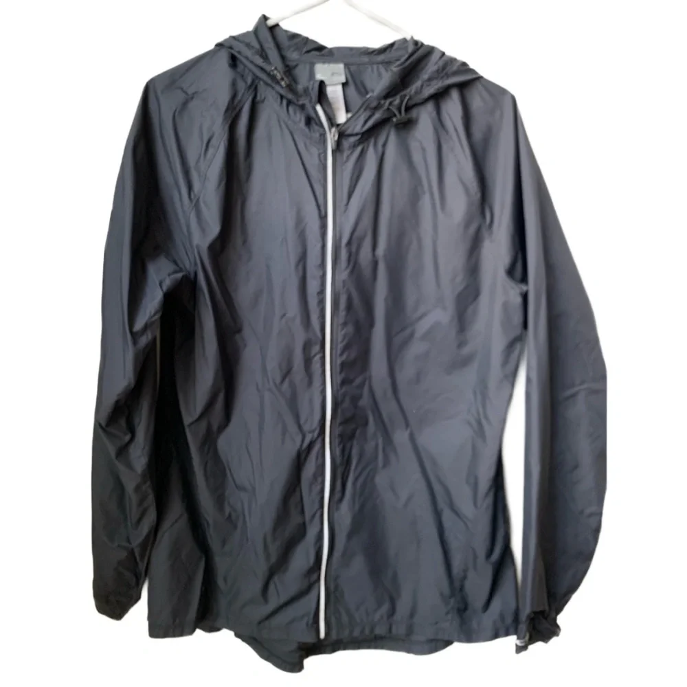 CHAMPION Women’s Black Long Sleeve Full Zipper Front Closure Nylon Jacket